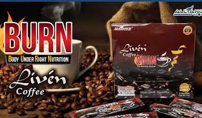 Burn liven coffee
