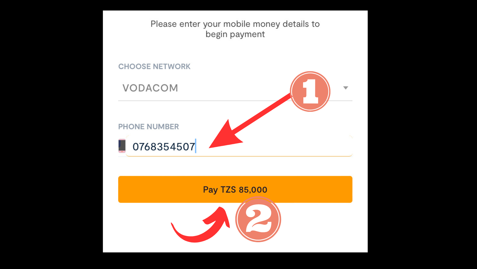 Payment step-7