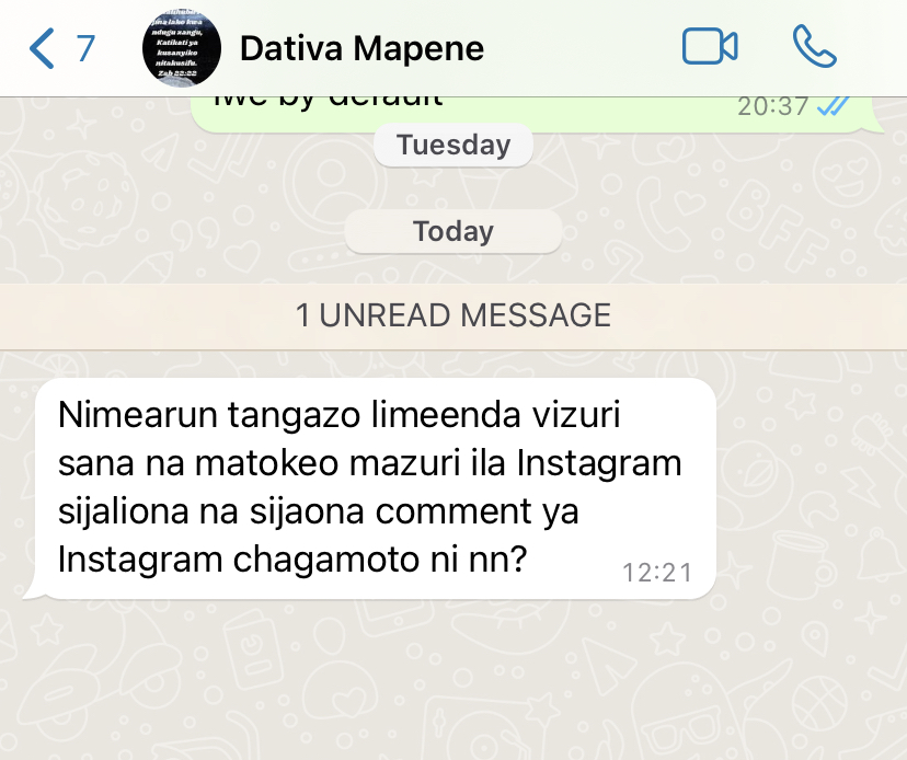 Dativa's testimonial