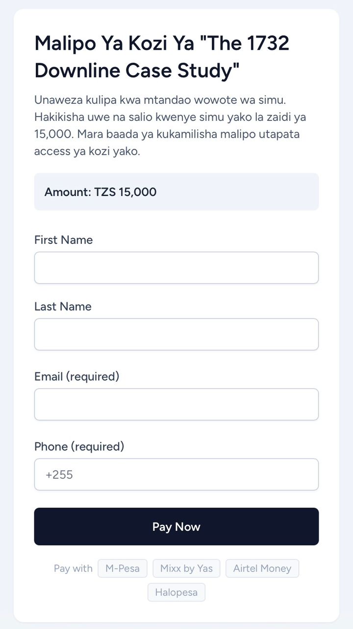 1732 payment method